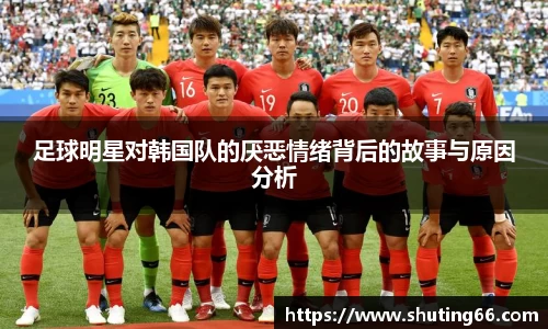 足球明星对韩国队的厌恶情绪背后的故事与原因分析